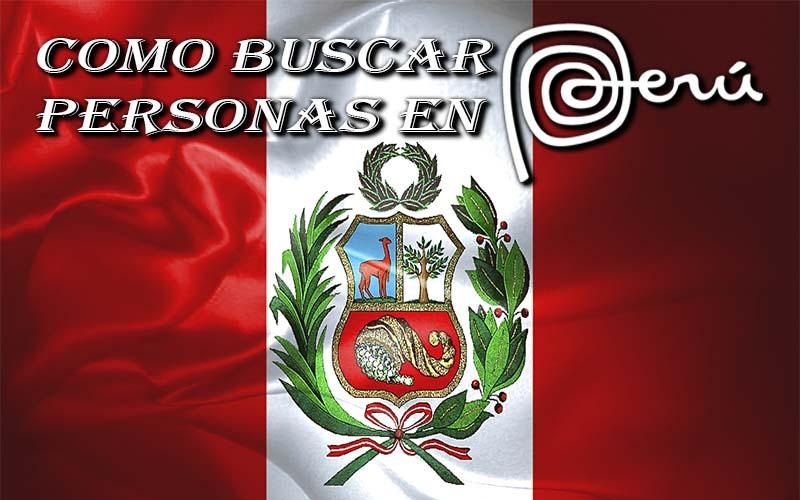Como buscar personas en peru rastrear país ciudad