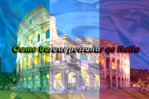 como buscar personas en Italia busqueda formas maneras 2017 españa sitios internet registros dni internet